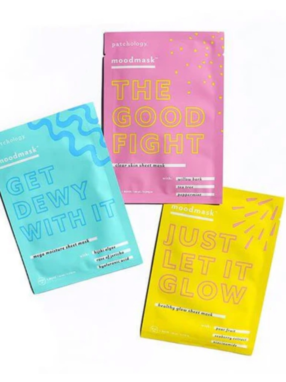 Patchology All The Feels Multi-Mood Sheet Mask Kit (3 masks)